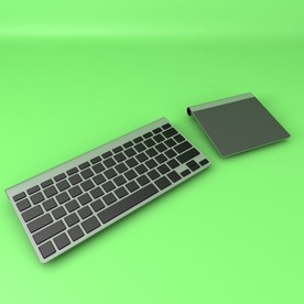 电脑模型 键盘鼠标 数码模型