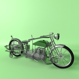 汽车模型 摩托模型 c4d模型