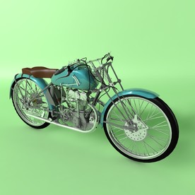 汽车模型 摩托模型 c4d模型