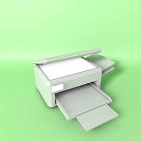 打印机模型 打印模型 电器模型