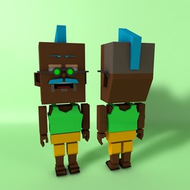 玩偶模型 木偶玩偶 3D模型