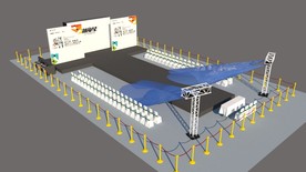 儿童走秀舞台su模型