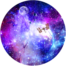 圆形星空