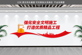 企业工厂安全标语文化墙