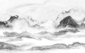 石纹新款意境山水 TIF分层