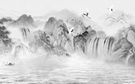 家装 高清意境山水 TIF分层