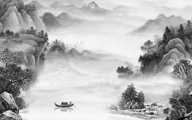 高端高清意境山水 TIF分层