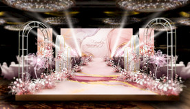 粉色婚礼