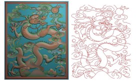 云龙精雕图