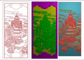 金玉满堂精雕图