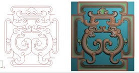 花边精雕图