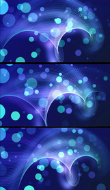 梦幻粒子波动视频素材