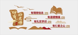 四有好教师文化墙