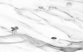 爵士白灰色新装饰画 TIF分层