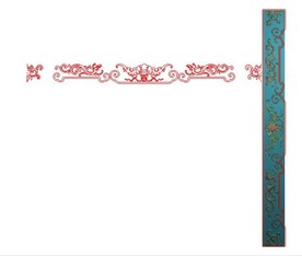 蝙蝠 双龙精雕图