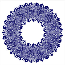 AI矢量花边花纹