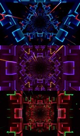 炫彩VJ隧道穿梭舞台循环视频