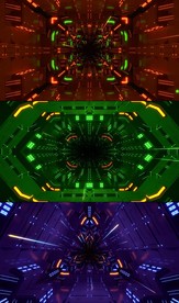 动感万花筒舞台循环led视频