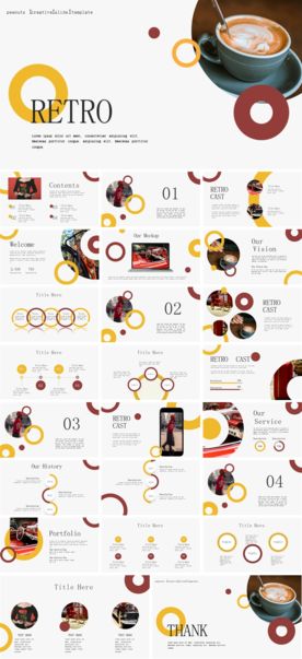 文艺时尚创意分析清新汇报PPT