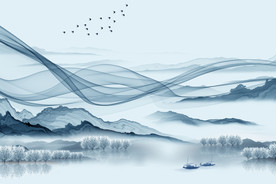 新中式电视背景墙