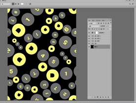 几何圈圈个性字母数字排列