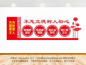 学校教师文化墙