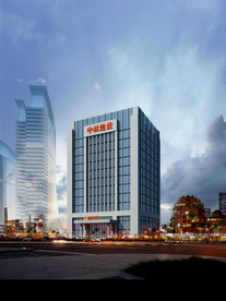 写字楼建筑外观设计案例效果图