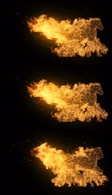 火焰燃烧奔马奔跑火焰特效视频