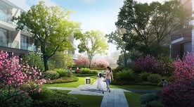 小区 景观绿化效果图