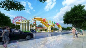 儿童公园 规划设计 效果图 游