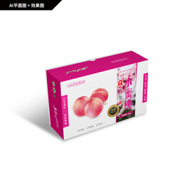 水蜜桃包装 桃子包装礼盒