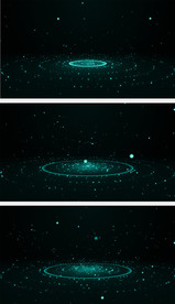 唯美电波粒子背景