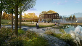 滨水湿地自然景观设计