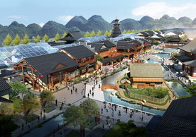 商业古建景观设计效果图