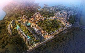 文旅小镇景观效果图