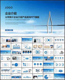 商务风公司介绍PPT