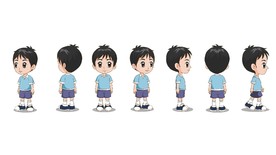 人物素材小男孩01