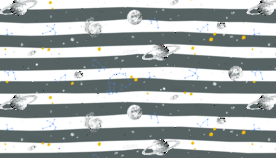 卡通 星球 横条