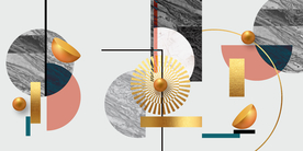 抽象立体几何装饰画