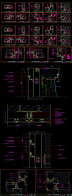 某瓷板背栓幕墙节点构造详图