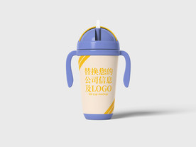 儿童吸水杯包装设计样机