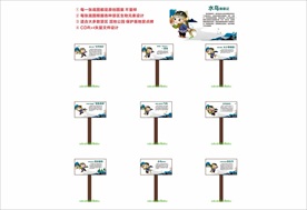 景区导视牌底图原创