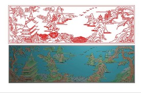 山水精雕图
