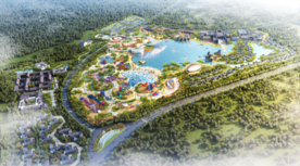 公园景观设计鸟瞰图