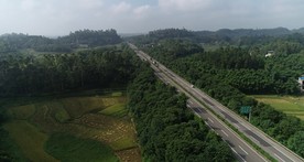 高速公路航拍视频素材