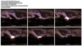 实拍乌云遮月4：3