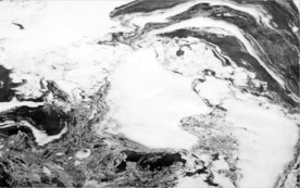 现代北欧水墨山大理石拼花背景墙