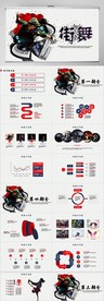 街头酷炫小子时尚街舞PPT