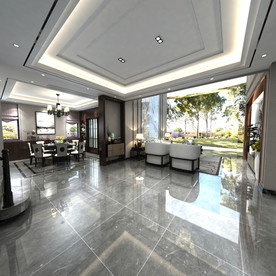 别墅客厅3d模型