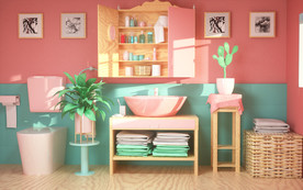 C4DOC室内场景卡通渲染